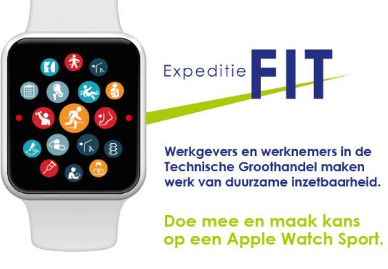 Doe mee aan Expeditie FIT en maak kans op een Apple Watch Sport!|Vereniging Werkgevers Technische Groothandel